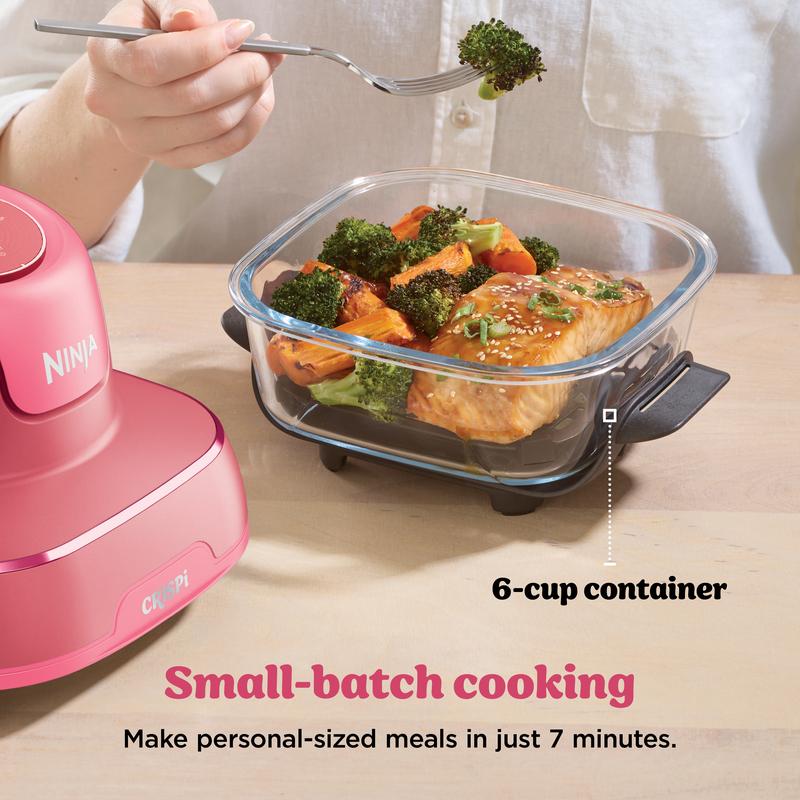 Crispi 4-in-1 Portable Glass Air Fryer Cooking System