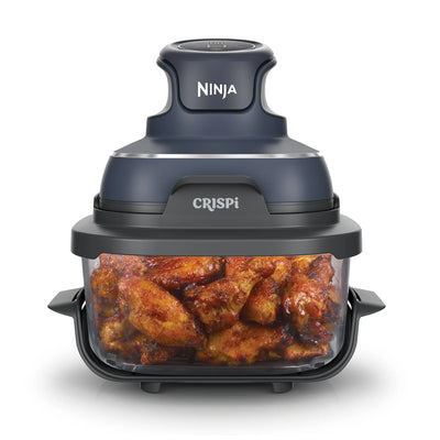 Crispi 4-in-1 Portable Glass Air Fryer Cooking System