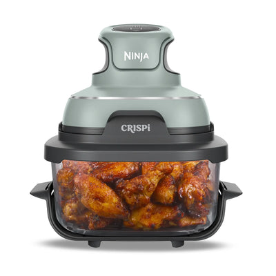 Crispi 4-in-1 Portable Glass Air Fryer Cooking System