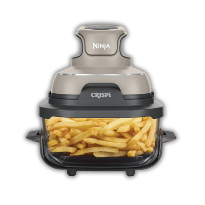 Crispi 4-in-1 Portable Glass Air Fryer Cooking System