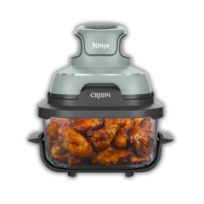 Crispi 4-in-1 Portable Glass Air Fryer Cooking System