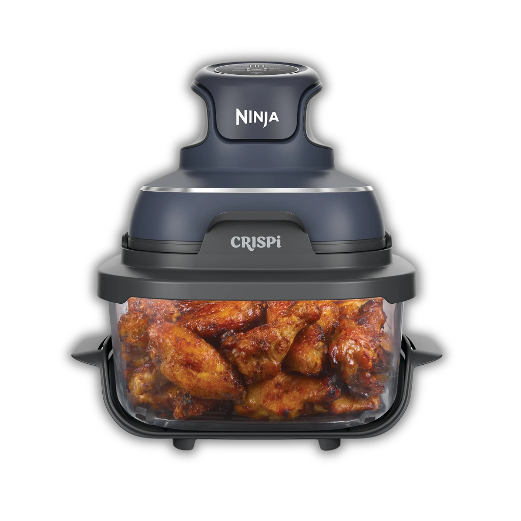 Crispi 4-in-1 Portable Glass Air Fryer Cooking System
